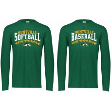 MBSA Unisex "Stitches" Vintage Triblend Longsleeve Tee